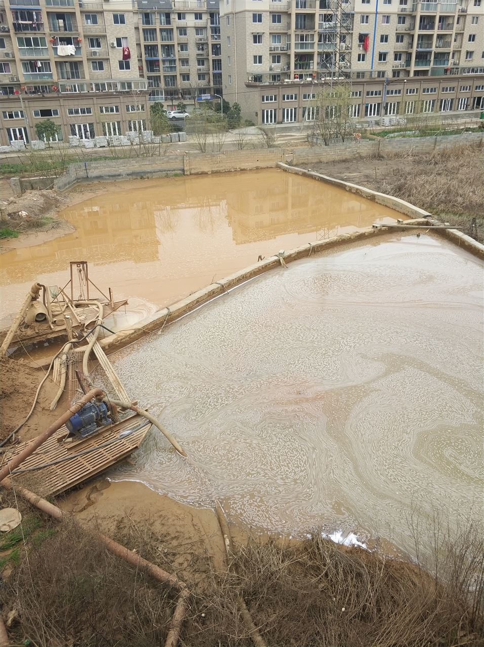 天元沉淀池淤泥清理-厂区废水池淤泥清淤